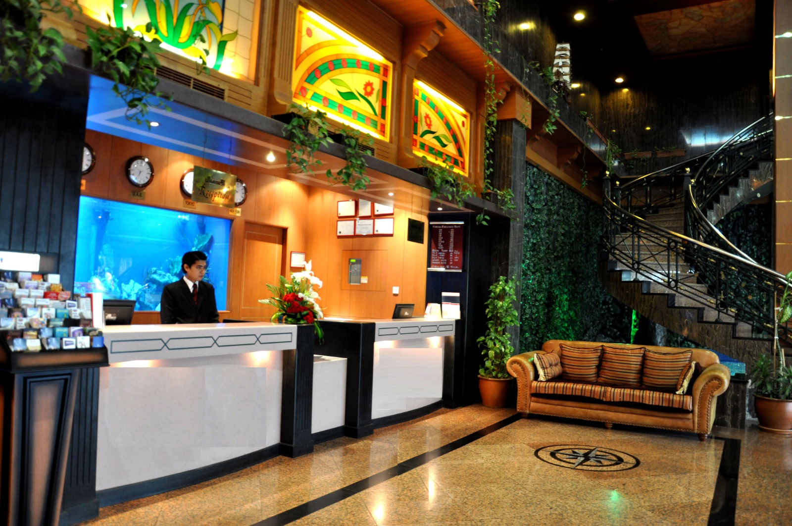 Reception at Al Commodore Palace Hotel