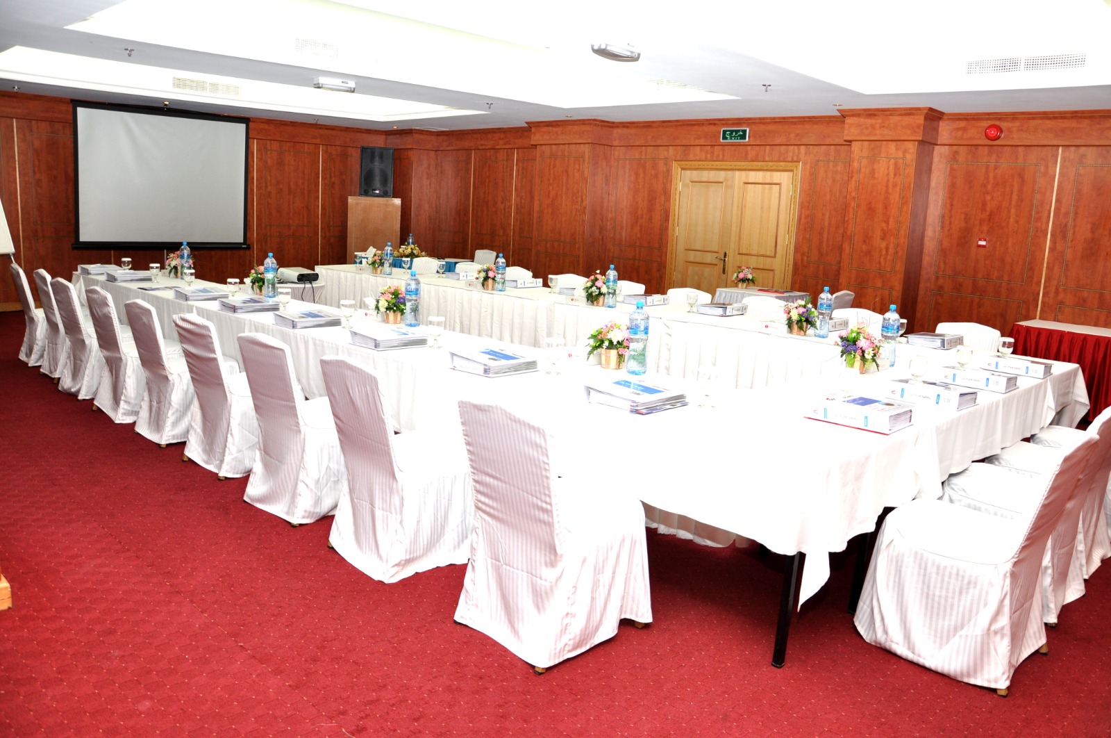 Dining table at Al Commodore Palace Hotel